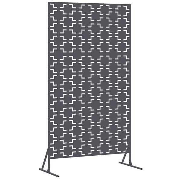 Paravent d'extérieur en acier 180cm Anthracite - 34% de remise