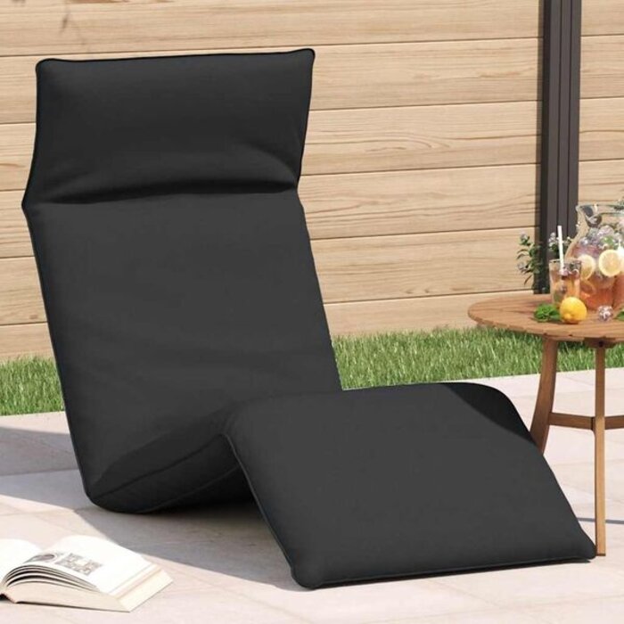 Chaise longue pliable noire - 34% de remise - Confort et détente