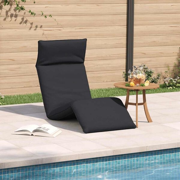 Chaise longue pliable noire - 34% de remise - Confort et détente