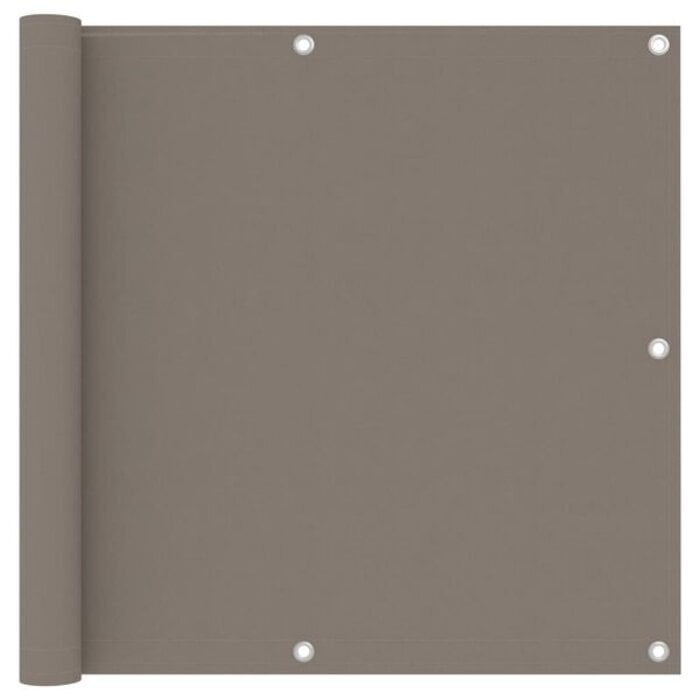 Brise-vue pour balcon 90x500 cm taupe - 31% de remise