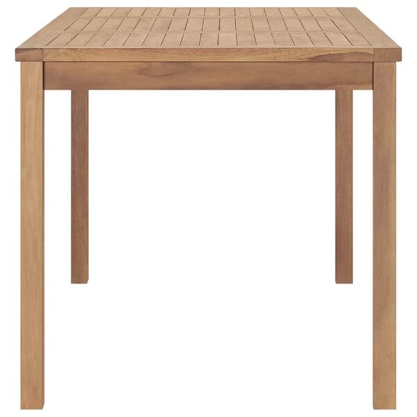 Table de jardin en teck massif 160x80 cm - 35% de remise