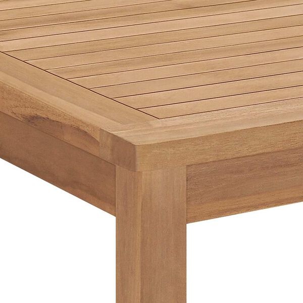 Table de jardin en teck massif 160x80 cm - 35% de remise