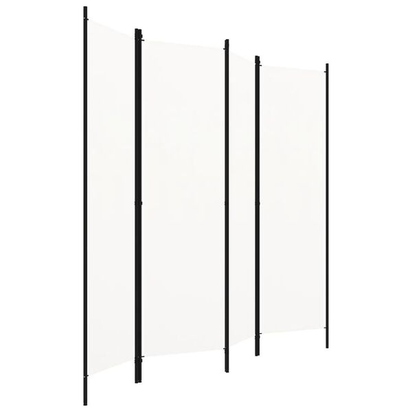 Paravent 4 panneaux blanc 200x180cm - Déballé - 32% de remise
