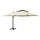 Parasol déporté 400x300 cm sable - 35% de remise