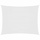Voile d'ombrage rectangulaire 3x6 m Blanc - 34% de remise