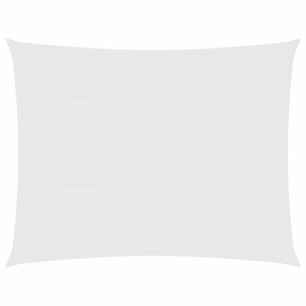 Vidaxl Voile d'ombrage rectangulaire 3x6 m Blanc - 34% de remise