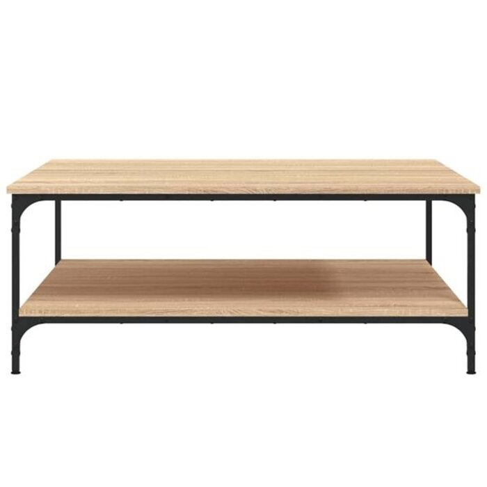 Vidaxl Table basse carrée 100x100cm bois chêne sonoma - 35% de remise