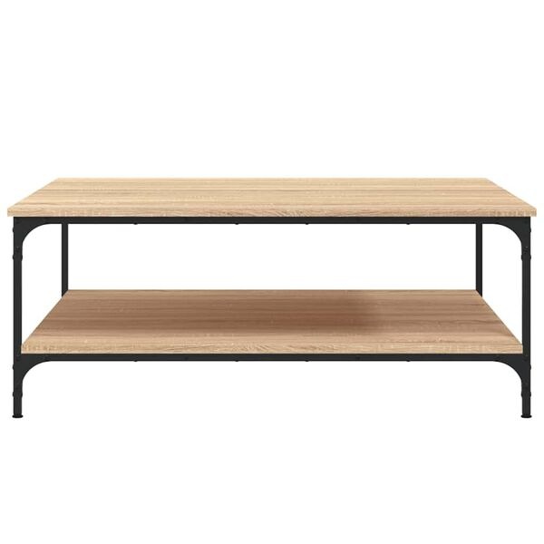 Vidaxl Table basse carrée 100x100cm bois chêne sonoma - 35% de remise