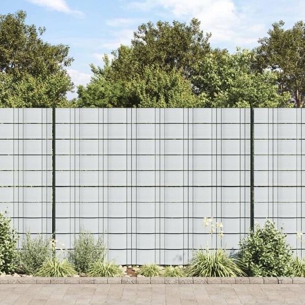 Vidaxl Bandes d'occultation PVC gris clair 252,5x19cm (Lot de 10) - 51% de remise