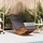 Chaise longue à bascule en acacia avec coussin - 35% de remise