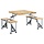 Table de camping pliante 4 places - 34% de remise