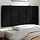 Coussin de tête de lit 100 cm velours noir - 31% de remise