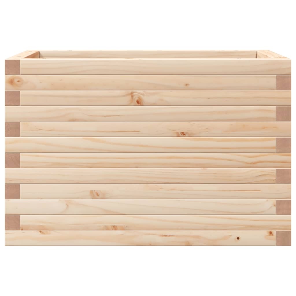 Vidaxl Jardinière en bois de pin massif 70x40x45,5 cm - 34% de remise