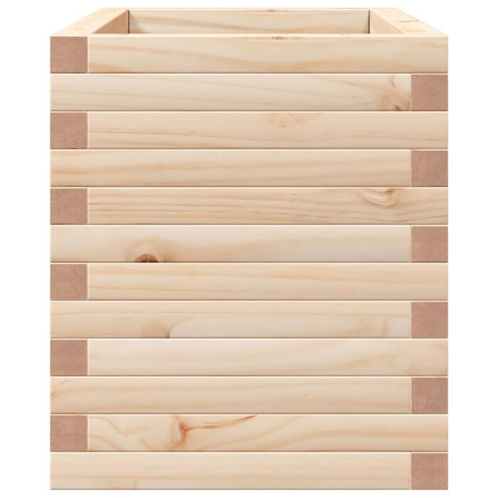 Vidaxl Jardinière en bois de pin massif 70x40x45,5 cm - 34% de remise