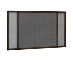 Vidaxl Moustiquaire extensible (100-193)x75 cm marron - 44% de remise