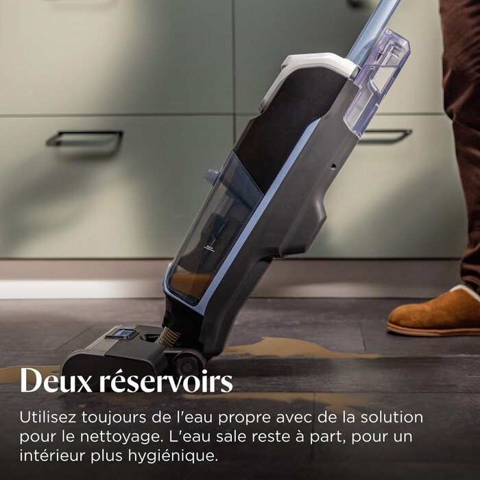 Nettoyeur de sol sans fil humide et sec - 35% de remise
