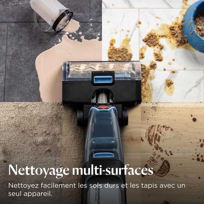 Nettoyeur de sol sans fil humide et sec - 35% de remise
