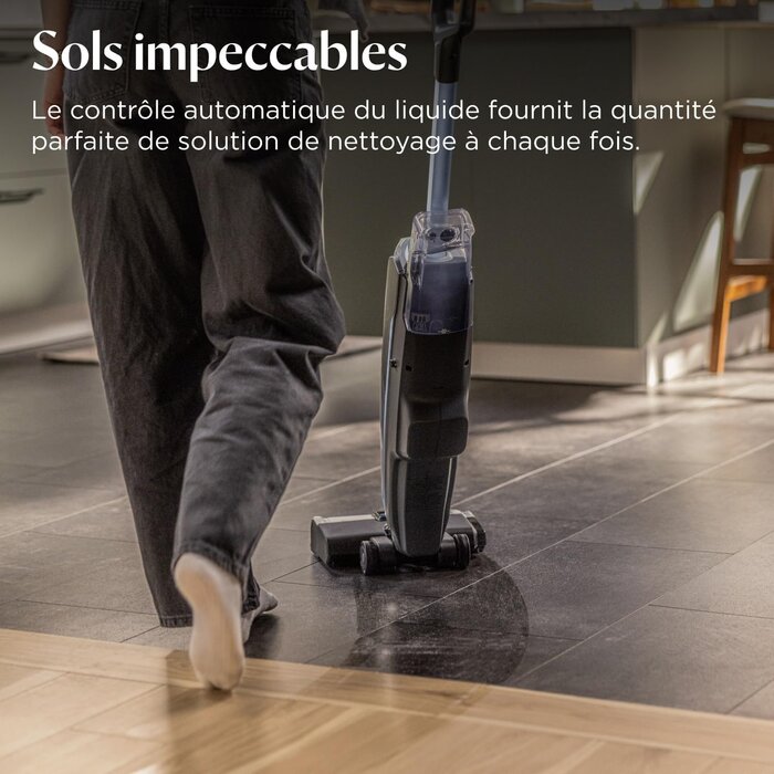 Nettoyeur de sol sans fil humide et sec - 35% de remise