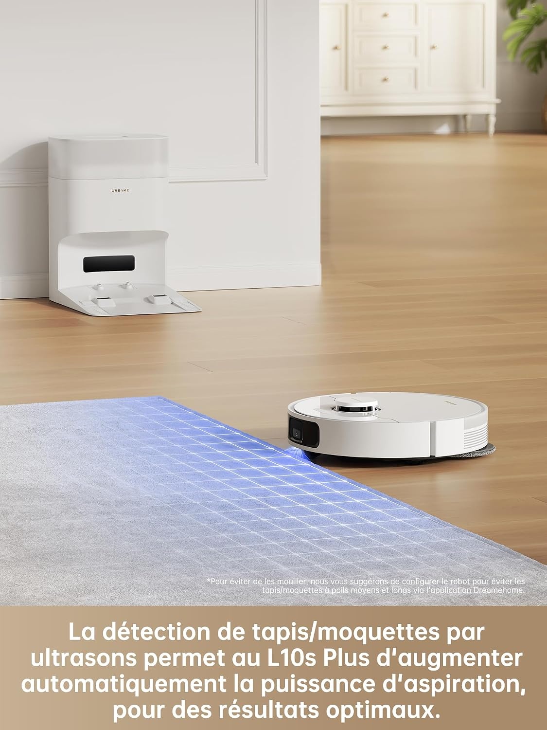 Robot aspirateur et laveur 7000 Pa, vidage auto - 35% de remise