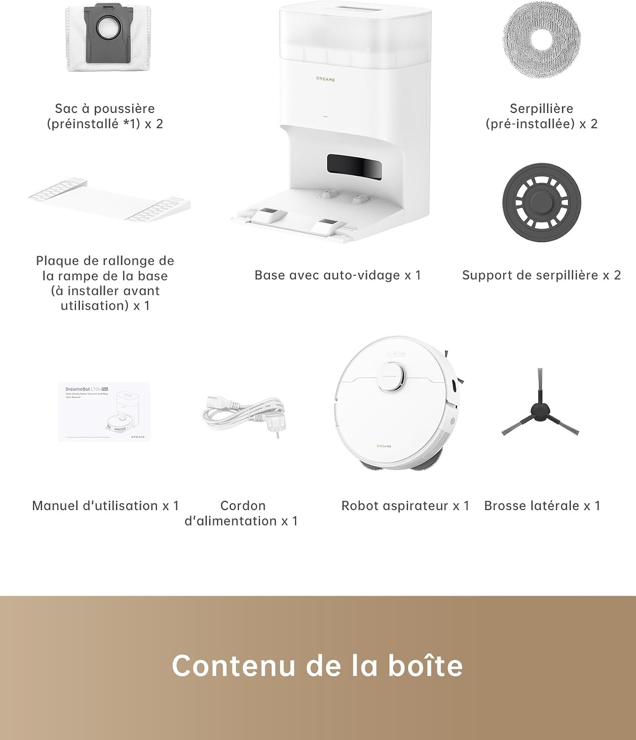 Robot aspirateur et laveur 7000 Pa, vidage auto - 35% de remise