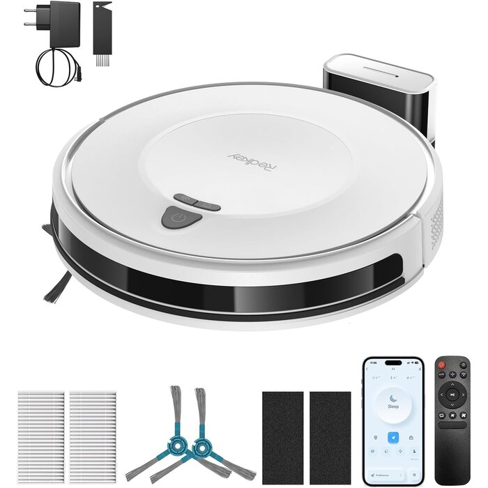 Robot Aspirateur Compact 3800Pa - Navigation Intelligente - 34% de remise
