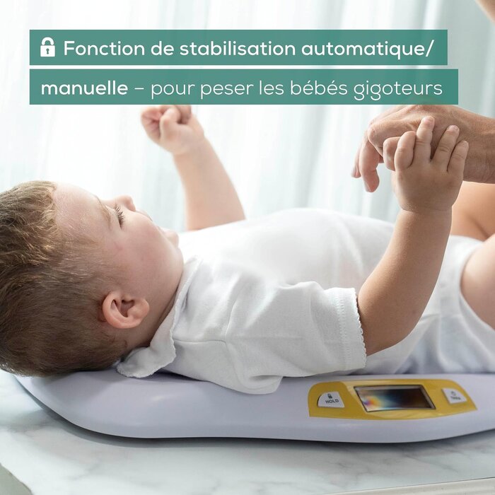 Pèse-bébé électronique 20 kg avec plateau incurvé - 33% de remise