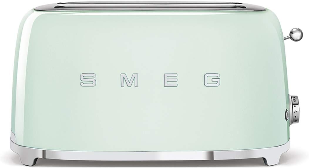 Grille-pain 4 fentes style rétro années 50 - Rouge - 1500W - 35% de remise