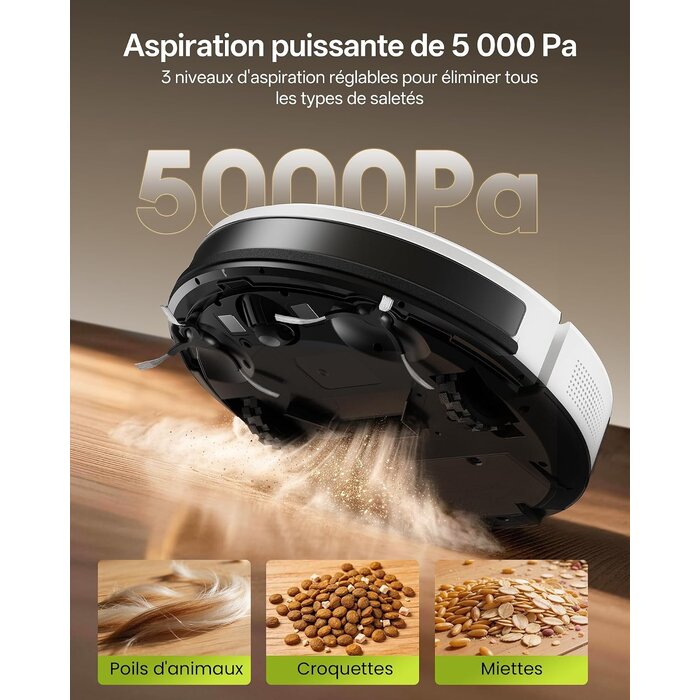 Robot Aspirateur et Laveur 5000 Pa - 34% de remise