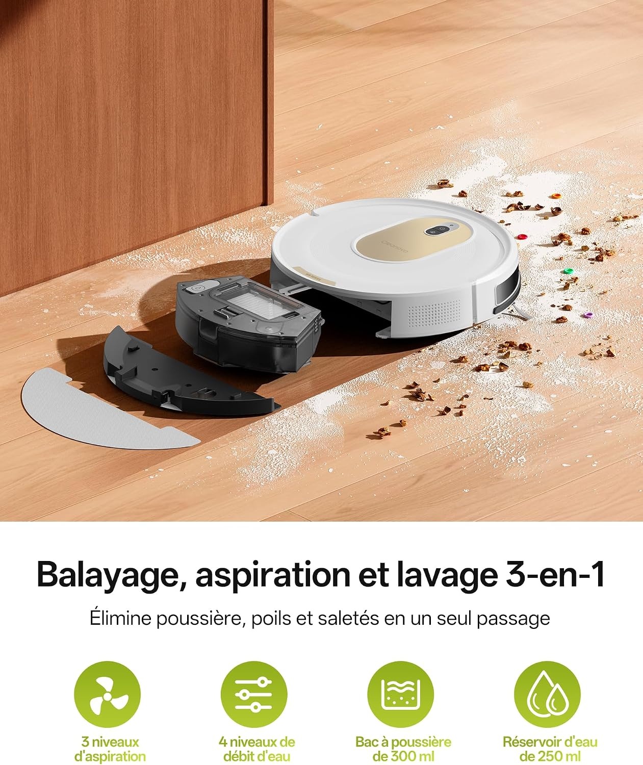 Robot Aspirateur et Laveur 5000 Pa - 34% de remise
