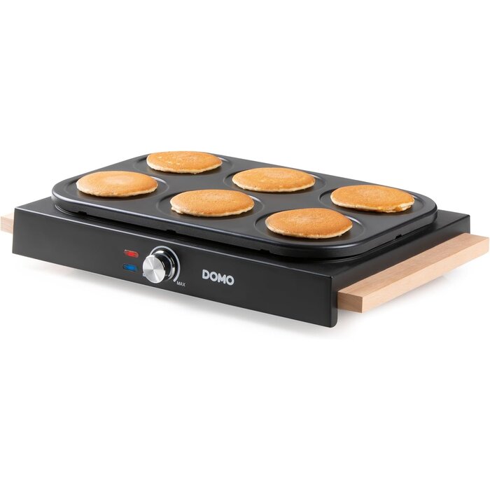 Appareil à pancakes et œufs 6 cavités - 32% de remise