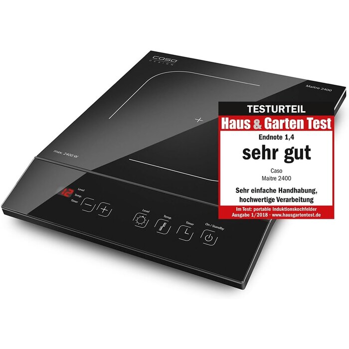 Plaque de cuisson induction 2400W - 34% de remise - Noir 30x37cm