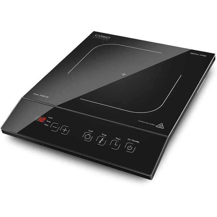 Plaque de cuisson induction 2400W - 34% de remise - Noir 30x37cm