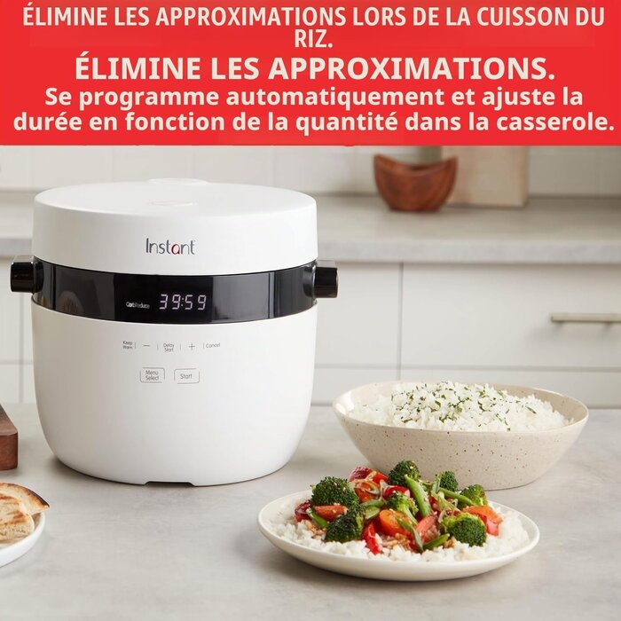 Cuiseur à riz et vapeur 5L - Technologie basse en glucides - 34% de remise
