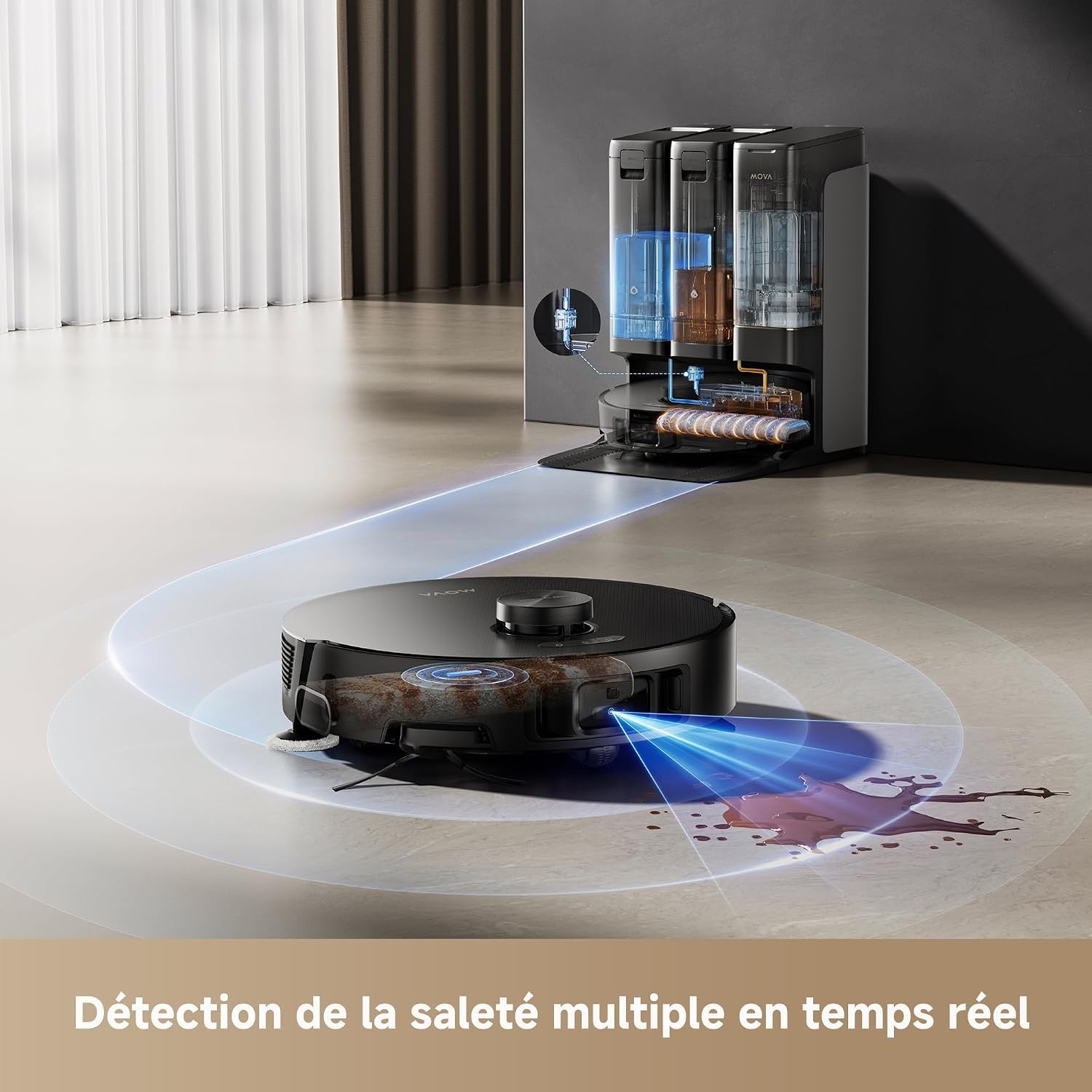 Robot aspirateur laveur Z50 Ultra - 19 000 Pa - 35% de remise