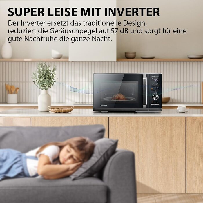 Micro-ondes Inverter 25L 900W Gris Morandi - 34% de remise