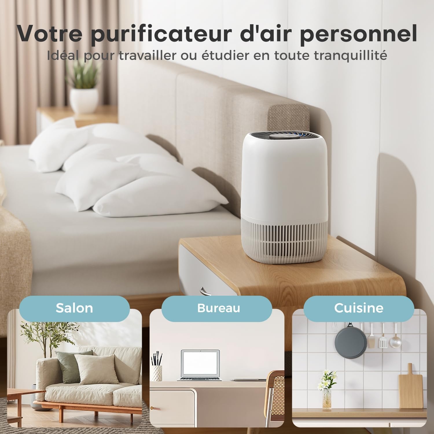 Purificateur d'air HEPA H13 Silencieux - 32% de remise - Déballé