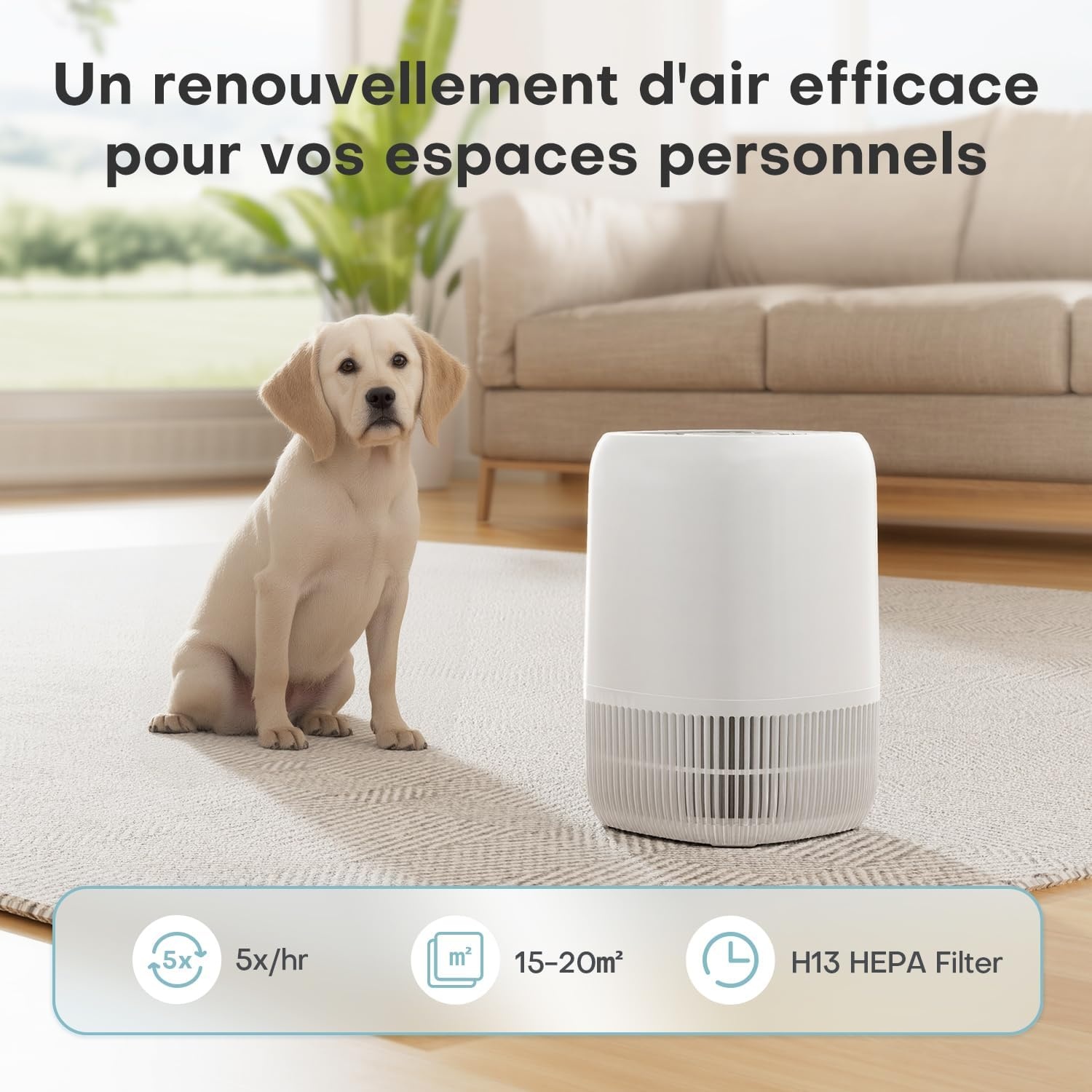 Purificateur d'air HEPA H13 Silencieux - 32% de remise - Déballé