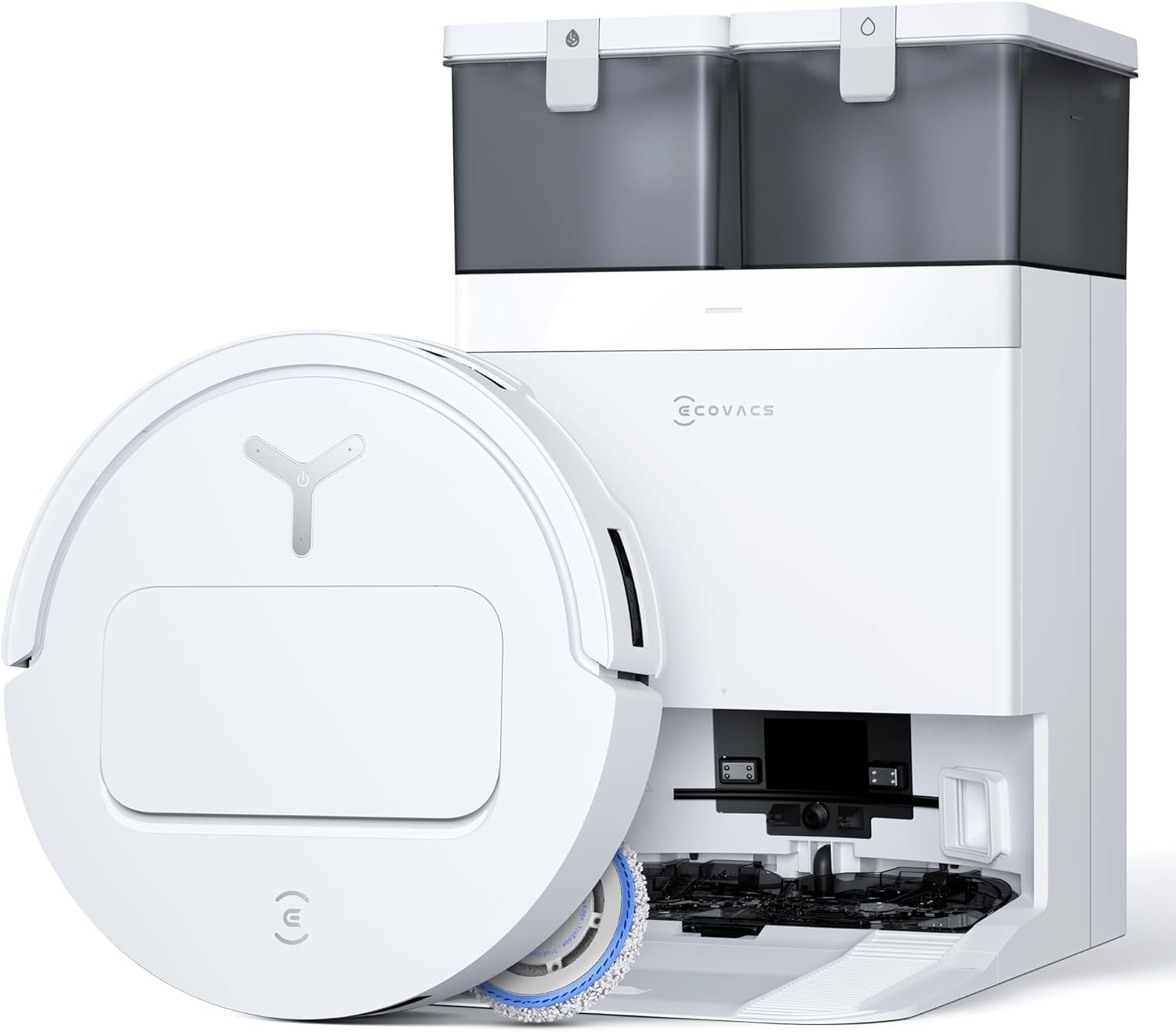 Robot Aspirateur et Laveur T50 OMNI - 48% de remise - Blanc
