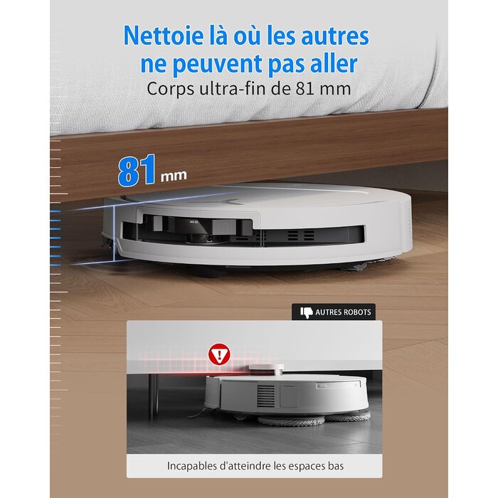 Robot aspirateur et laveur OMNI : 47% de remise sur votre nettoyage autonome