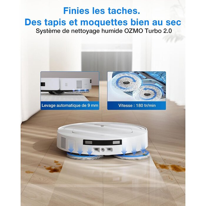 Robot aspirateur et laveur OMNI : 47% de remise sur votre nettoyage autonome