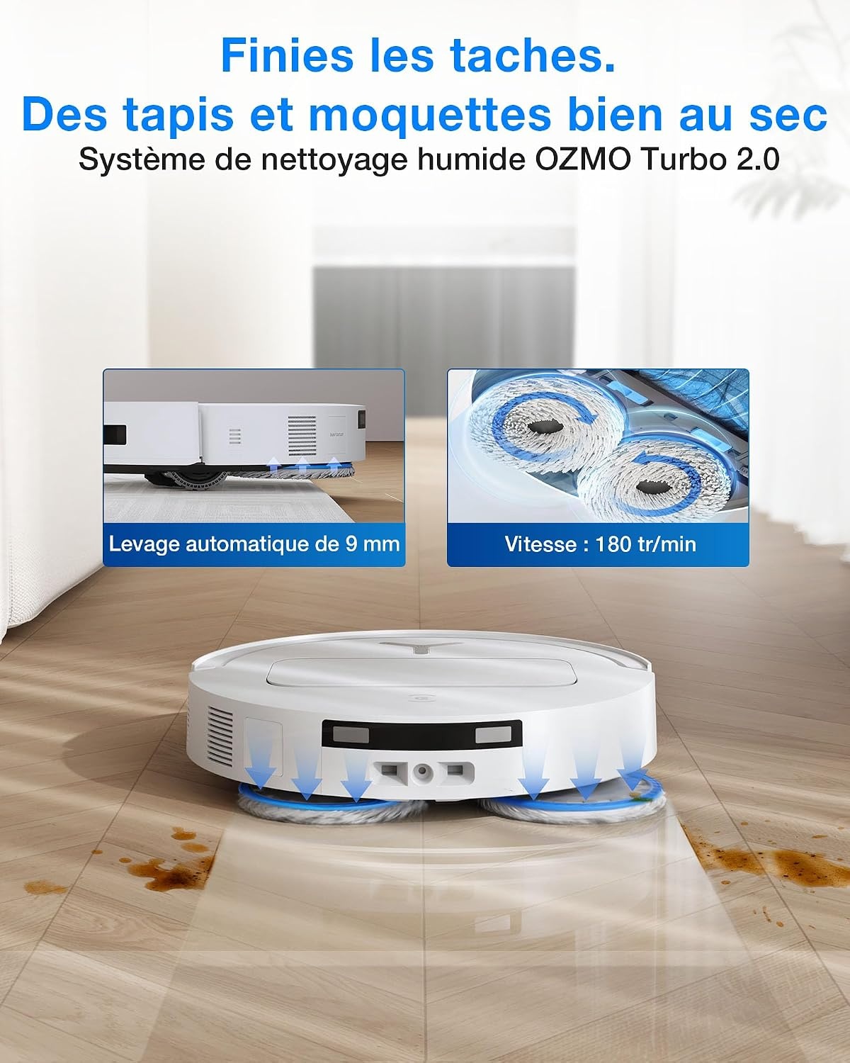 Robot aspirateur et laveur OMNI : 47% de remise sur votre nettoyage autonome