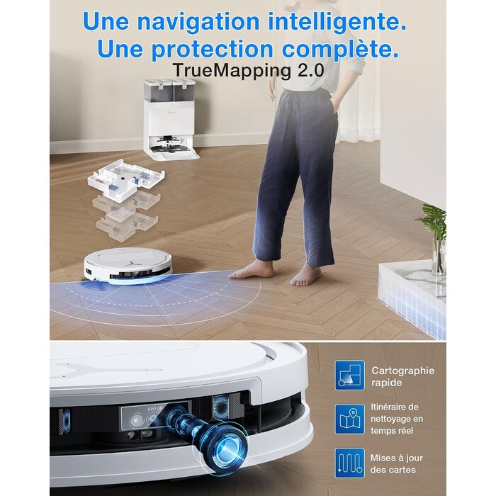 Robot aspirateur et laveur OMNI : 47% de remise sur votre nettoyage autonome