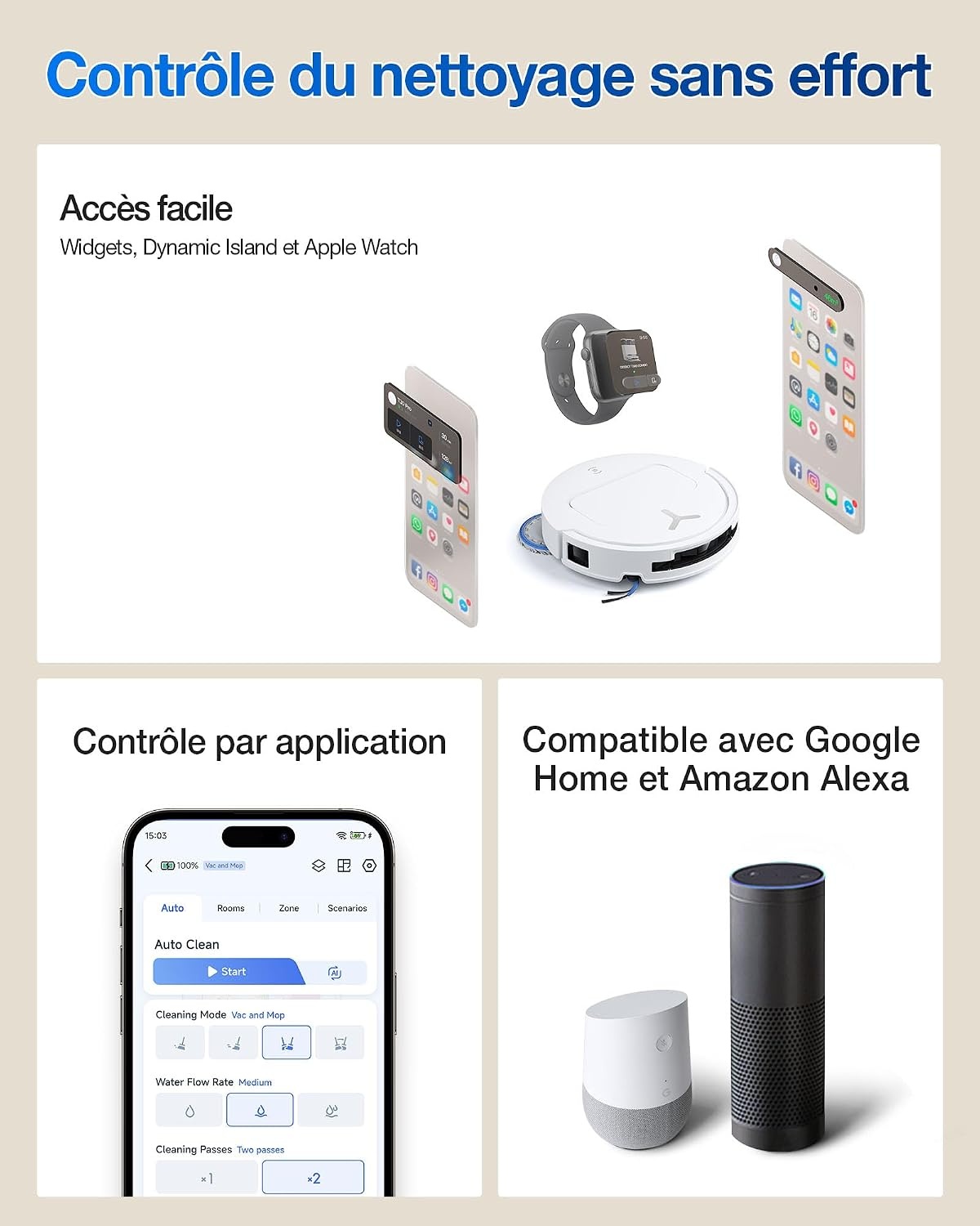 Robot aspirateur et laveur OMNI : 47% de remise sur votre nettoyage autonome