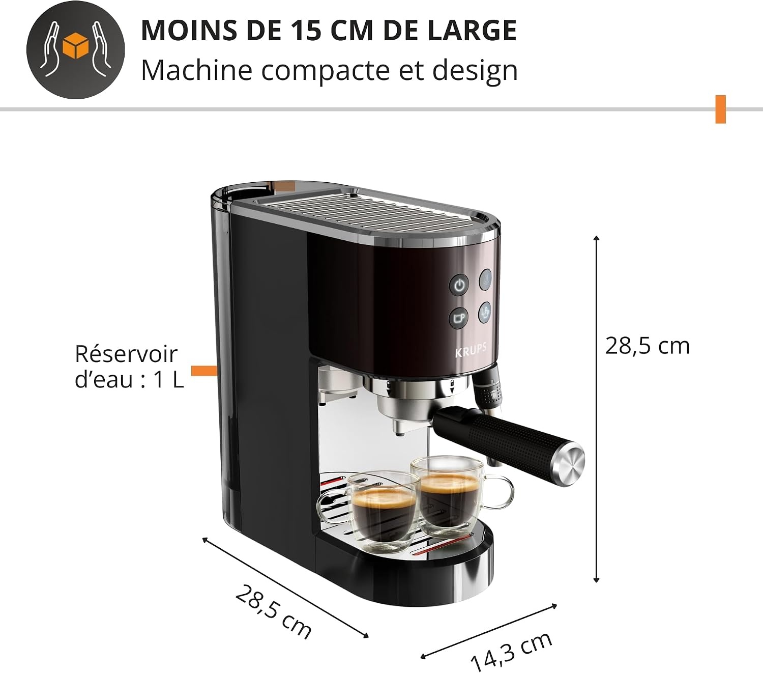 Machine à expresso 15 bars - 41% de remise sur modèle déballé