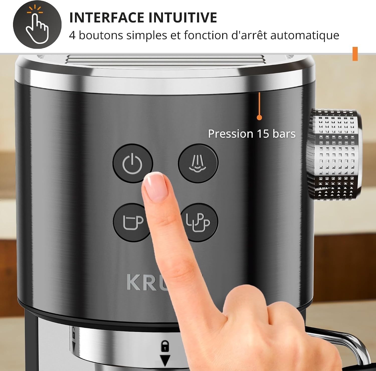 Machine à expresso 15 bars - 41% de remise sur modèle déballé