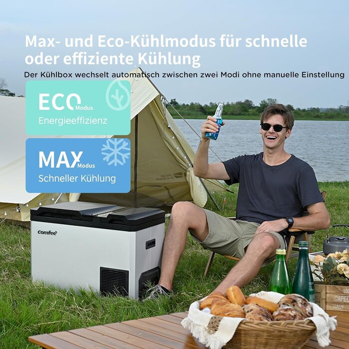 Glacière à compresseur 43L, 2 zones, 12V/24V/230V - 47% de remise