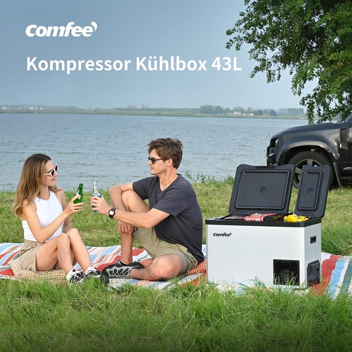Glacière à compresseur 43L, 2 zones, 12V/24V/230V - 47% de remise