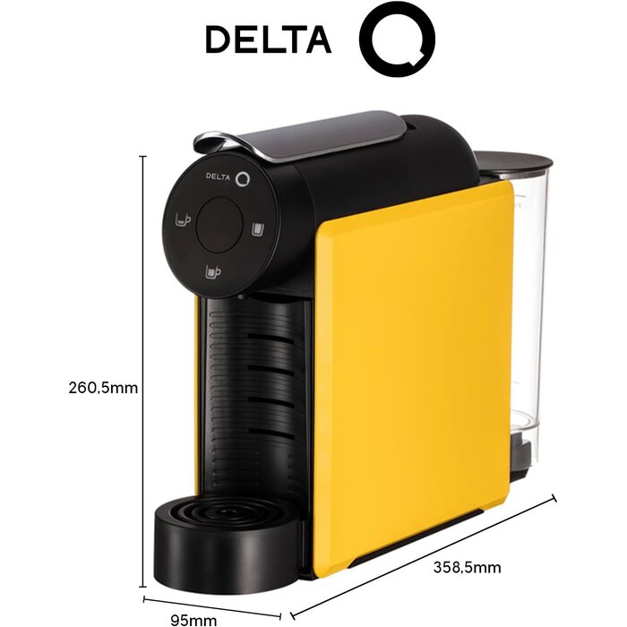 Machine à café compacte jaune 1L - 45% de remise
