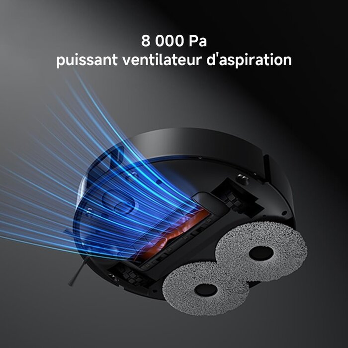 Robot aspirateur laveur X20 Max noir - 42% de remise