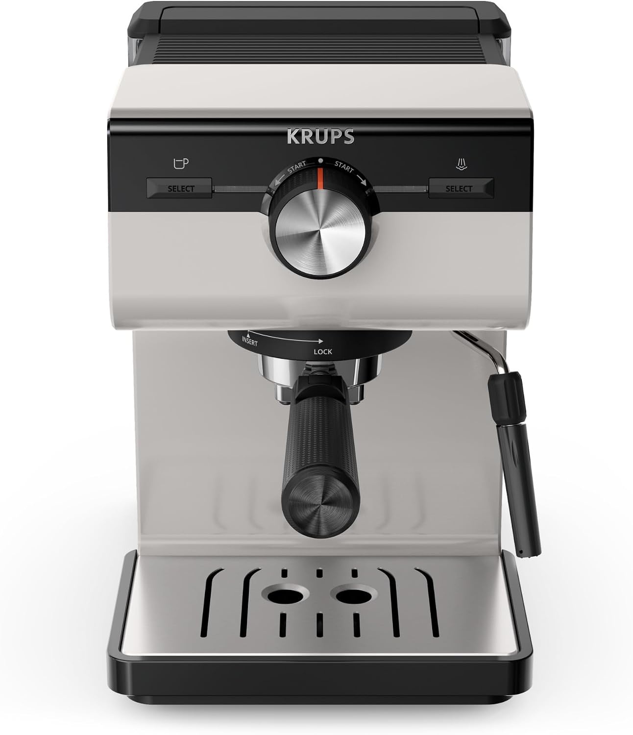 Machine à expresso manuelle 15 bars - Crème - 46% de remise
